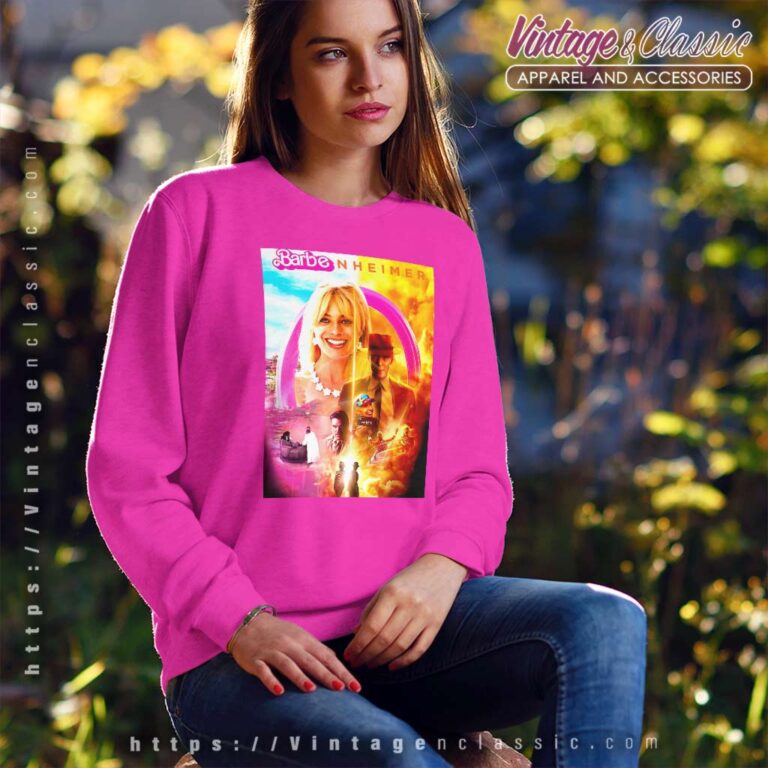 Barbenheimer Poster 2023 Sweatshirt Barbenheimer Poster 2023 Sweatshirt