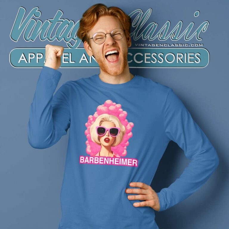 Barbenheimer Shirt Barbie Oppenheimer Movie Long Sleeve Tee Barbenheimer Shirt Barbie Oppenheimer Movie Long Sleeve Tee
