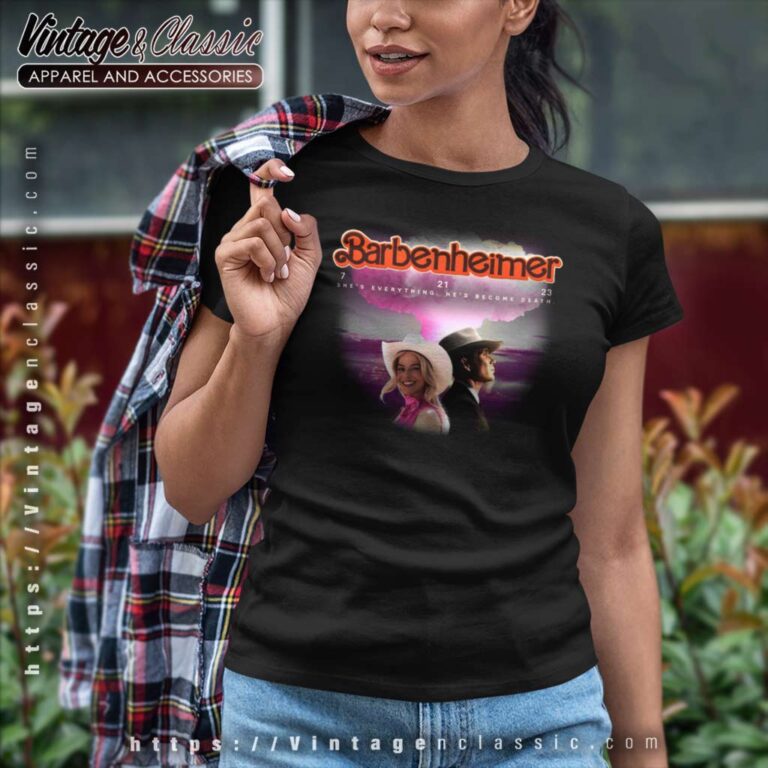 Barbenheimer Shirt Shes Everything Women TShirt Barbenheimer Shirt Shes Everything Women TShirt