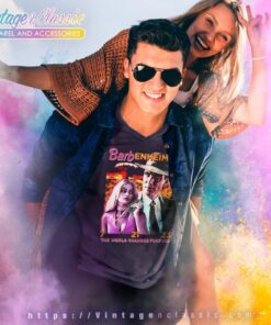 Barbenheimer The World Changes Forever V Neck TShirt