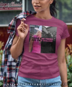 Barbenheimer Two Wolves Inside Of You Women TShirt