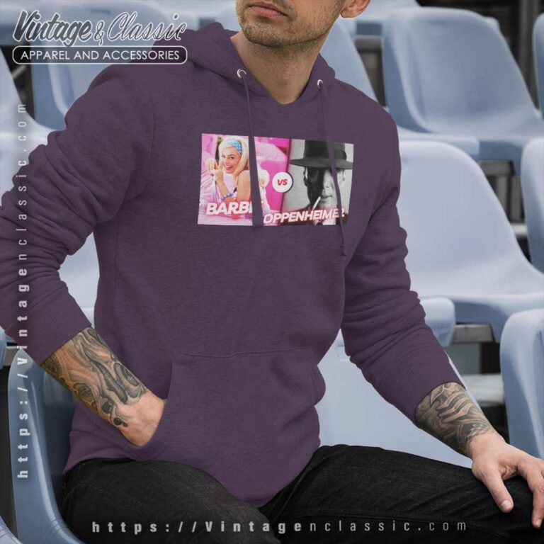 Barbie And Oppenheimer Compete For Box Office Glory Hoodie Barbie And Oppenheimer Compete For Box Office Glory Hoodie