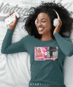 Barbie And Oppenheimer Compete For Box Office Glory Long Sleeve Tee