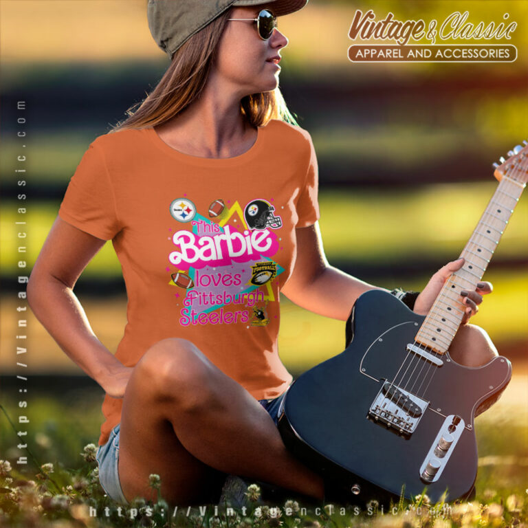 Barbie Loves Pittsburgh Steelers Women T Shirt Barbie Loves Pittsburgh Steelers Women T Shirt