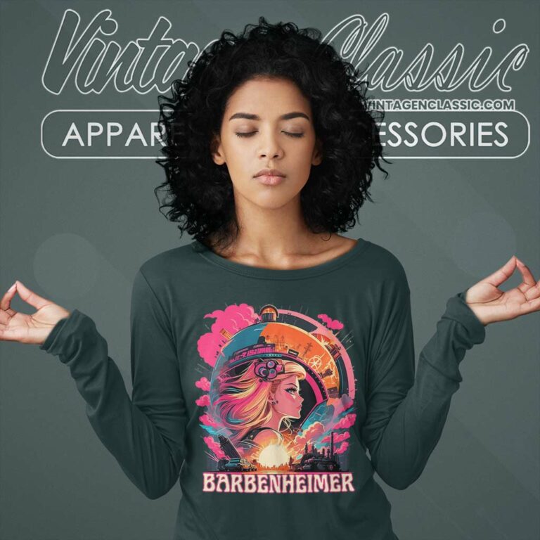 Barbie Oppenheimer Shirt Barbenheimer Long Sleeve Tee Barbie Oppenheimer Shirt Barbenheimer Long Sleeve Tee