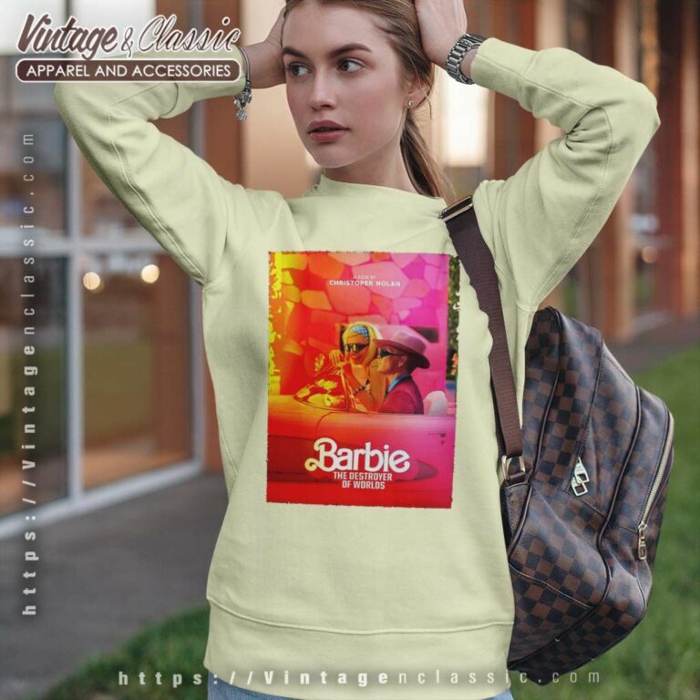 Barbie Poster Oppenheimer Barbenheimer Sweatshirt Barbie Poster Oppenheimer Barbenheimer Sweatshirt