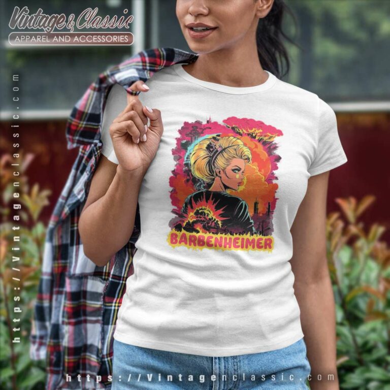 Barbie Shirt Oppenheimer Barbenheimer Women TShirt Barbie Shirt Oppenheimer Barbenheimer Women TShirt