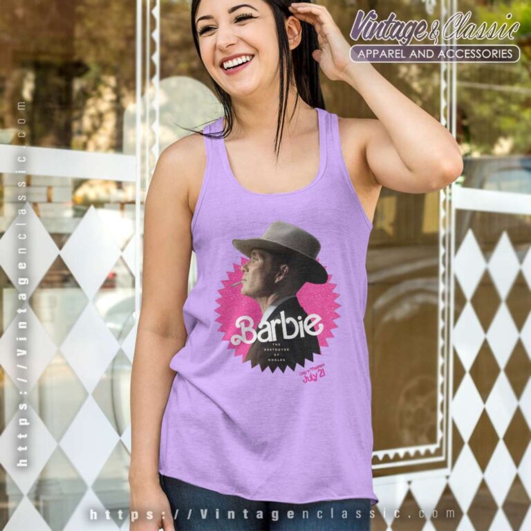 Barbie The Destroyer Of Worlds Tank Top Racerback Barbie The Destroyer Of Worlds Tank Top Racerback