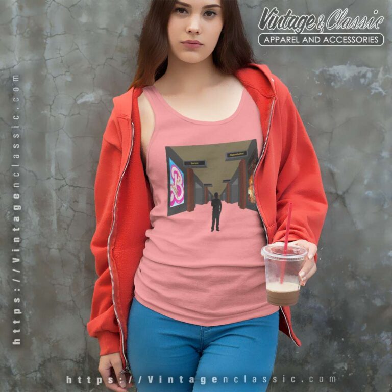 Barbie Vs Oppenheimer Tank Top Racerback Barbie Vs Oppenheimer Tank Top Racerback