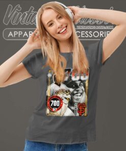 Barry Bond 700 Home Runs San Francisco Giants Women TShirt