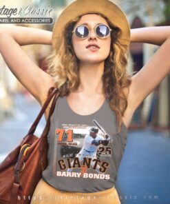 Barry Bonds San Francisco Giants Home Run Tank Top Racerback