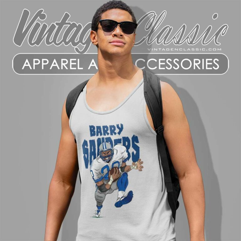 Barry Sanders Detroit Lions Shirt Gift For Fans Tank Top Racerback Barry Sanders Detroit Lions Shirt Gift For Fans Tank Top Racerback