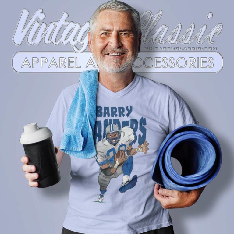 Barry Sanders Detroit Lions Shirt Gift For Fans V Neck TShirt Barry Sanders Detroit Lions Shirt Gift For Fans V Neck TShirt