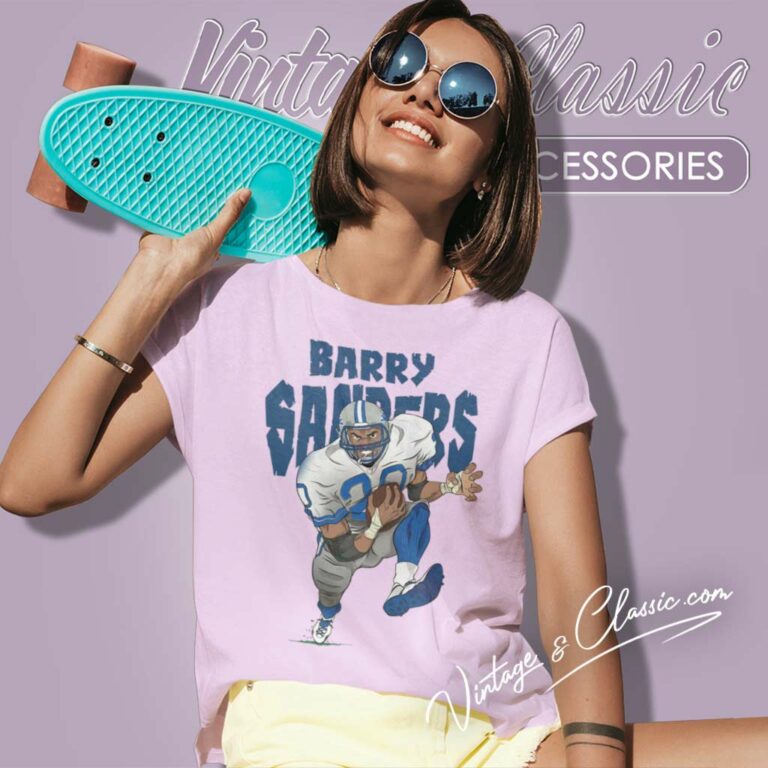Barry Sanders Detroit Lions Shirt Gift For Fans Women TShirt Barry Sanders Detroit Lions Shirt Gift For Fans Women TShirt