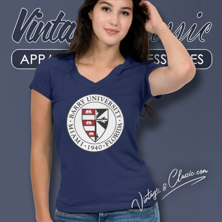 Barry University Miami V Neck TShirt Barry University Miami V Neck TShirt