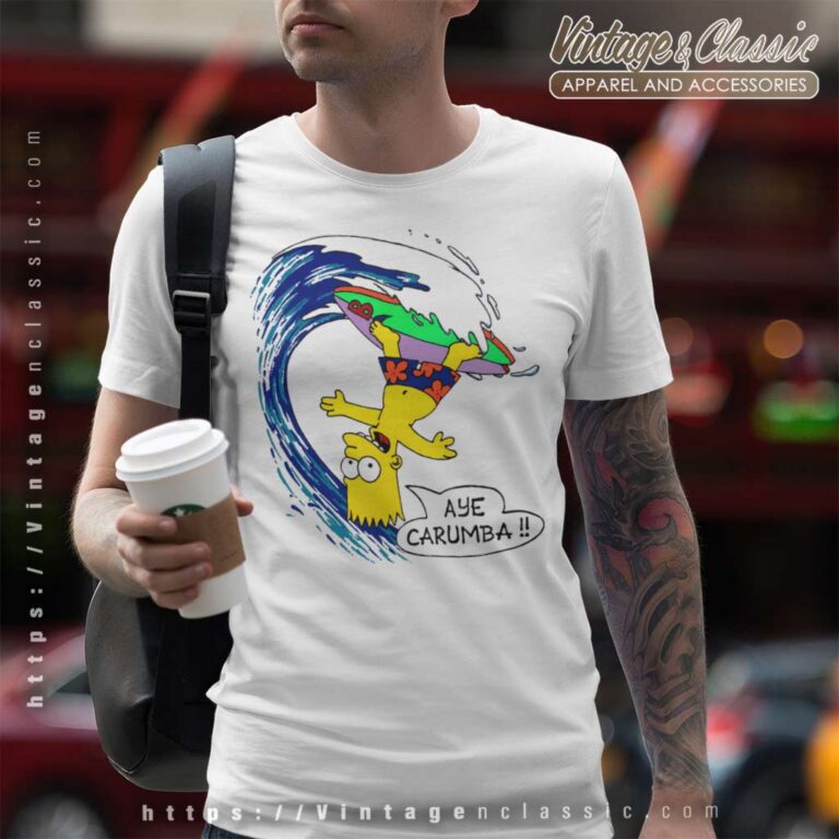 Bart Simpson Aye Carumba T Shirt Bart Simpson Aye Carumba T Shirt