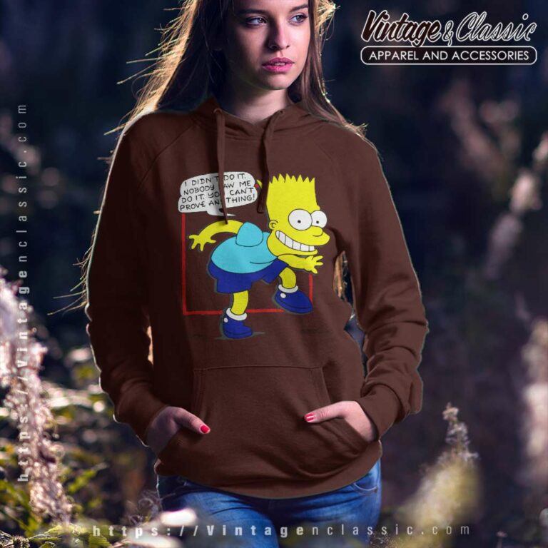 Bart Simpson Cartoon Tv Show Quote Hoodie Bart Simpson Cartoon Tv Show Quote Hoodie