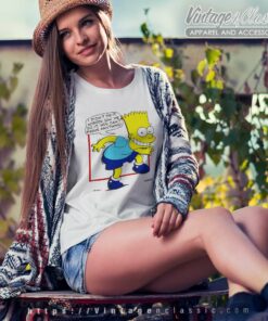 Bart Simpson Cartoon Tv Show Quote Women TShirt