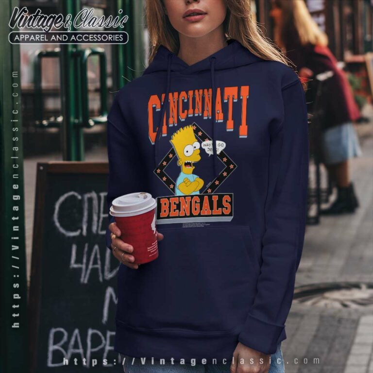 Bart Simpson Cincinnati Bengals Hoodie Bart Simpson Cincinnati Bengals Hoodie