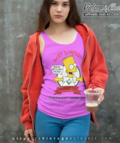 Bart Simpson Earth Day Save My Planet Shirt 4 Bart Simpson Earth Day Save My Planet Tank Top Racerback