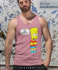 Bart Simpson Eat My Shorts Shirt 4 Bart Simpson Eat My Shorts Tank Top Racerback