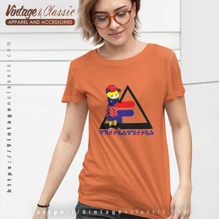 Bart Simpson Fila Women TShirt Bart Simpson Fila Women TShirt