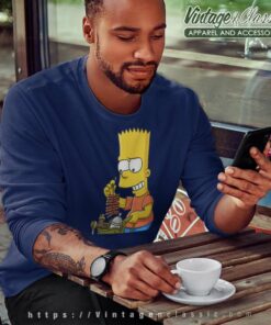 Bart Simpson Firecracker Slingshot Sweatshirt