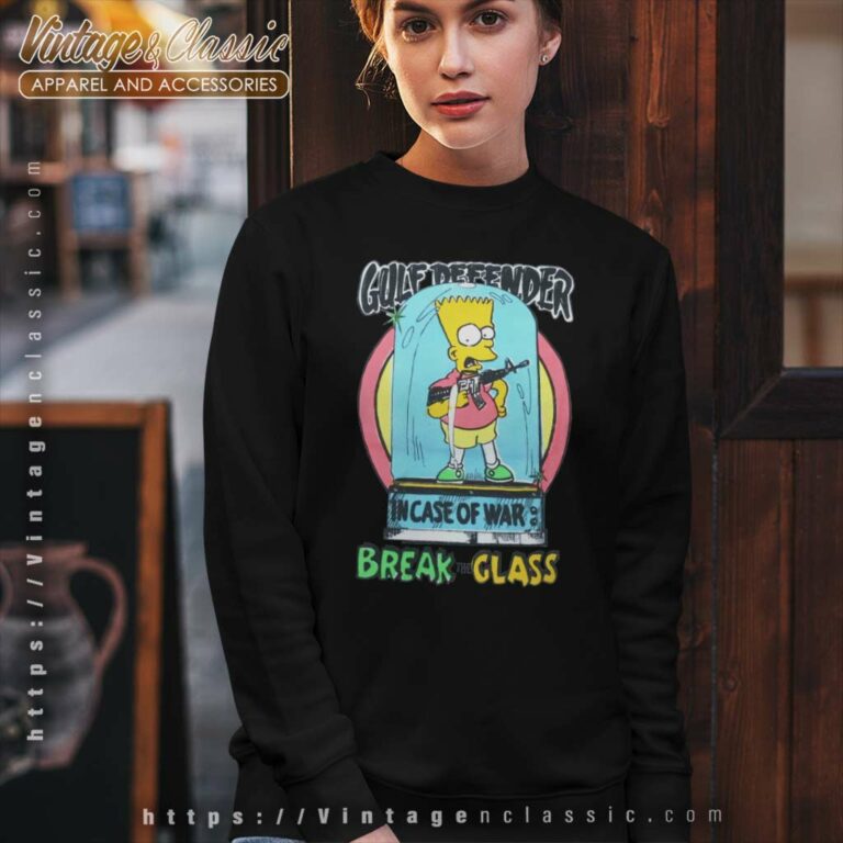 Bart Simpson Gulf Defender Sweatshirt Bart Simpson Gulf Defender Sweatshirt