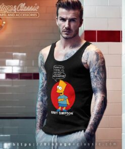 Bart Simpson I Didnt Do It Tank Top Racerback