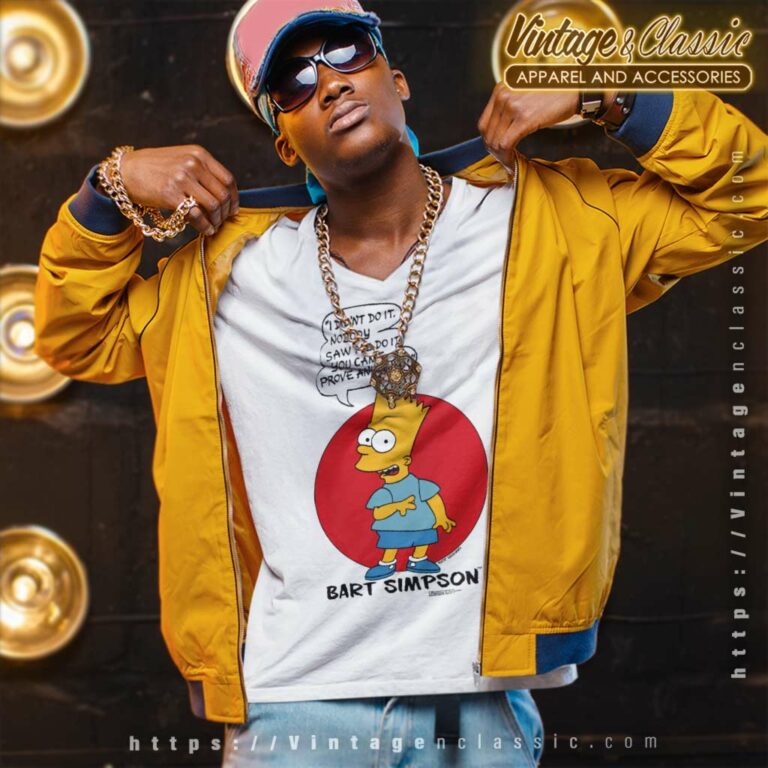 Bart Simpson I Didnt Do It V Neck TShirt Bart Simpson I Didnt Do It V Neck TShirt