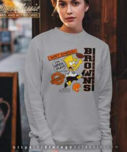 Bart Simpson Im Open Man Cleveland Browns Sweatshirt