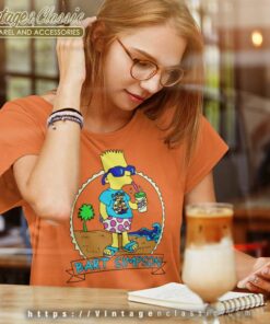 Bart Simpson Matt Groening On Vacation Shirt 6 Bart Simpson Matt Groening On Vacation Women TShirt 1