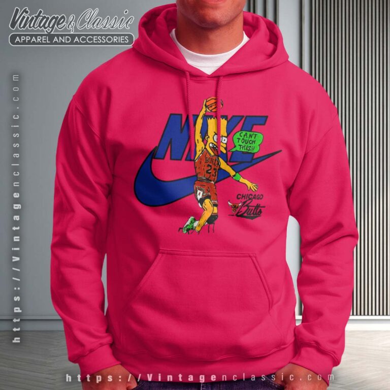 Bart Simpson Michael Jordan Parody Nike Pink Hoodie Bart Simpson Michael Jordan Parody Nike Pink Hoodie