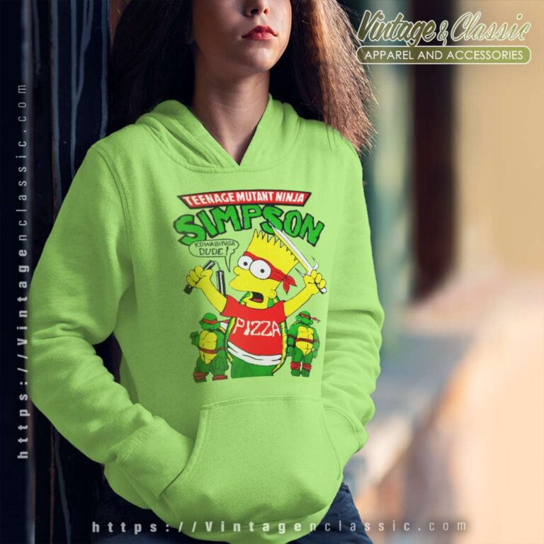 Bart Simpson Ninja Turtles Hoodie Bart Simpson Ninja Turtles Hoodie