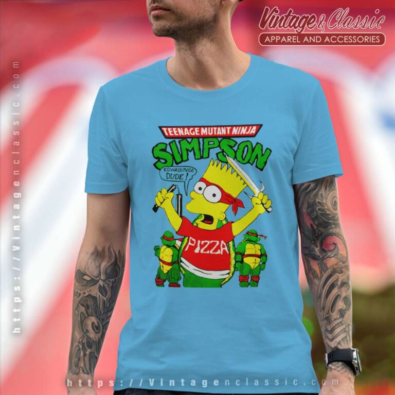 Bart Simpson Ninja Turtles T Shirt Bart Simpson Ninja Turtles T Shirt