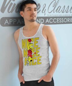 Bart Simpson Shirt Bart Air Jordan Bootleg Basketball Tank Top Racerback