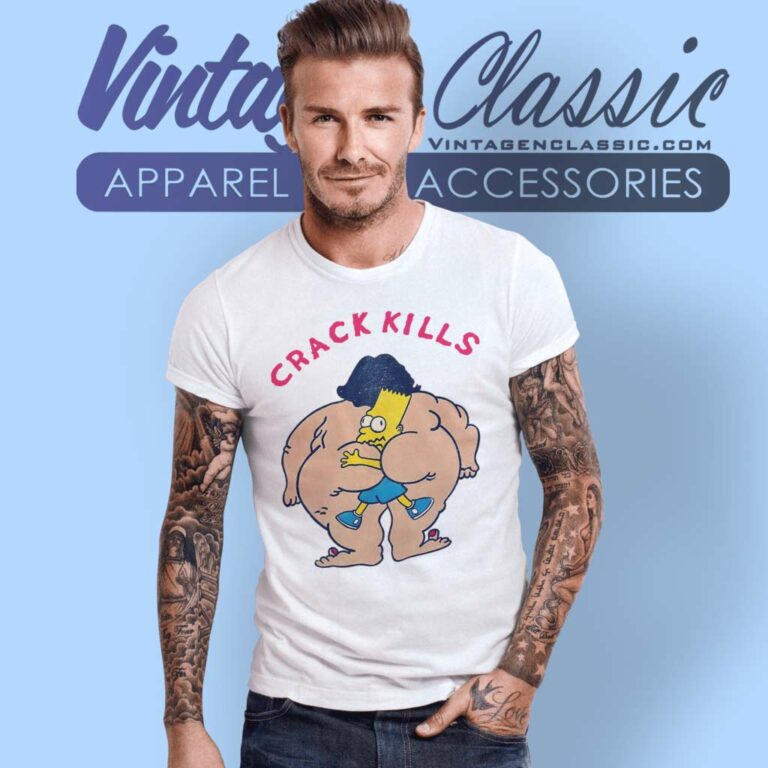 Bart Simpsons Crack Kills T Shirt Bart Simpsons Crack Kills T Shirt