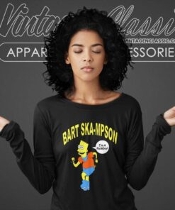 Bart Ska Mpson Im A Rudeboy Bart Simpson Long Sleeve Tee
