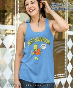 Bart Ska Mpson Im A Rudeboy Bart Simpson Tank Top Racerback