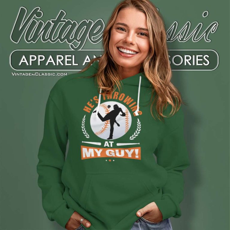 Baseball Hes Throwing At My Guy Hoodie Baseball Hes Throwing At My Guy Hoodie