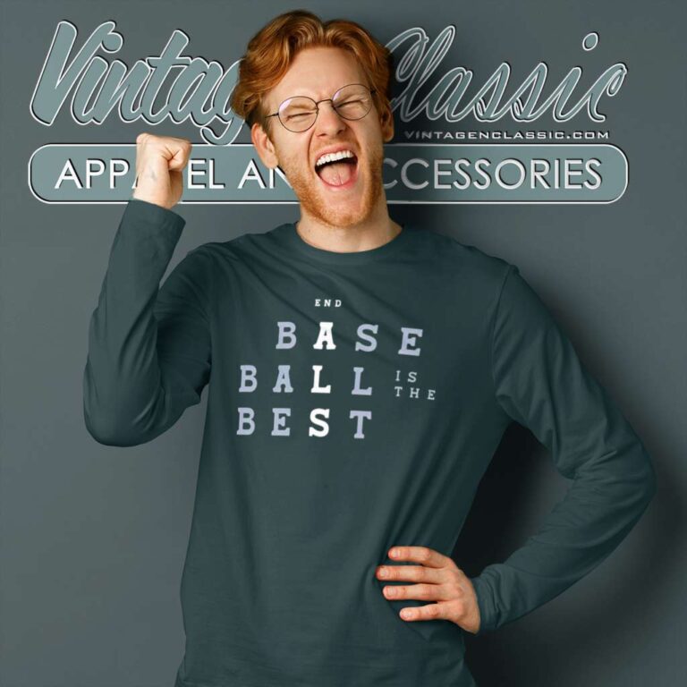 Baseball Is The Best Crossword Long Sleeve Tee Baseball Is The Best Crossword Long Sleeve Tee
