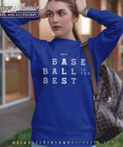 Baseball Is The Best Crossword Sweatshirt