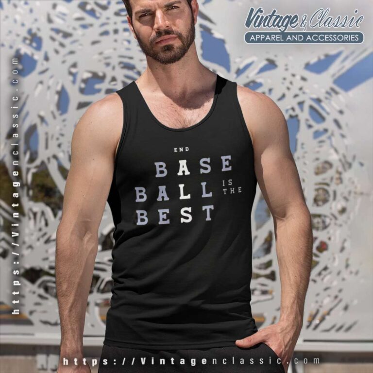 Baseball Is The Best Crossword Tank Top Racerback Baseball Is The Best Crossword Tank Top Racerback