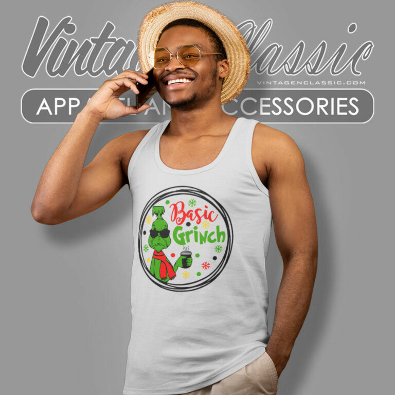 Basic Grinch Coffee Christmas Tank Top Racerback Basic Grinch Coffee Christmas Tank Top Racerback