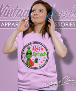 Basic Grinch Coffee Christmas Women T Shirt