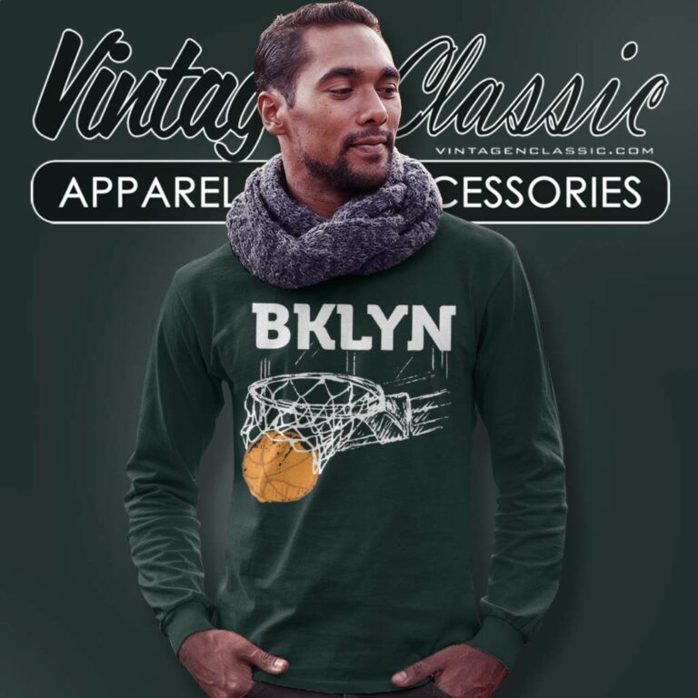 Basketball Brooklyn Net New York Nyc Long Sleeve Tee Basketball Brooklyn Net New York Nyc Long Sleeve Tee