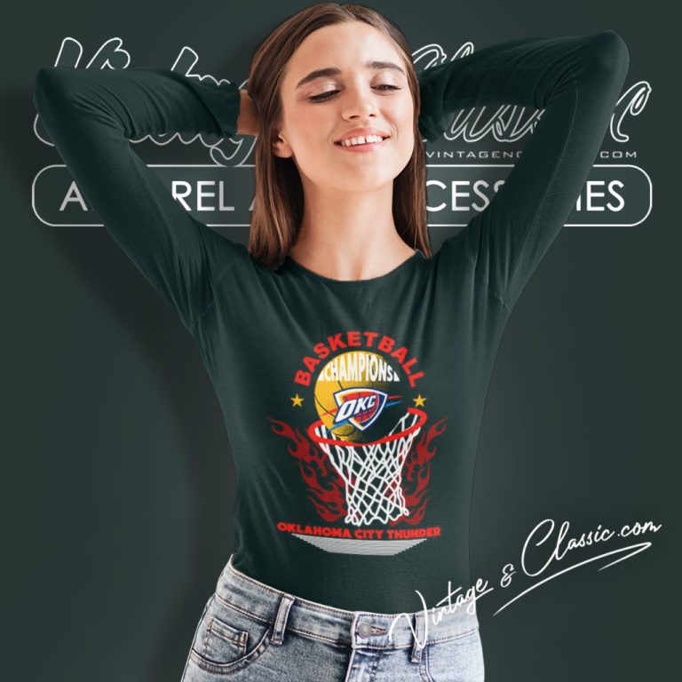 Basketball Champions Oklahoma City Thunder Long Sleeve Tee Basketball Champions Oklahoma City Thunder Long Sleeve Tee