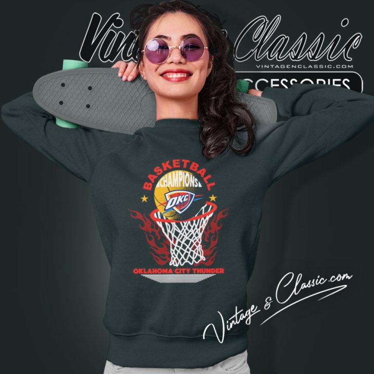 Basketball Champions Oklahoma City Thunder Sweatshirt Basketball Champions Oklahoma City Thunder Sweatshirt