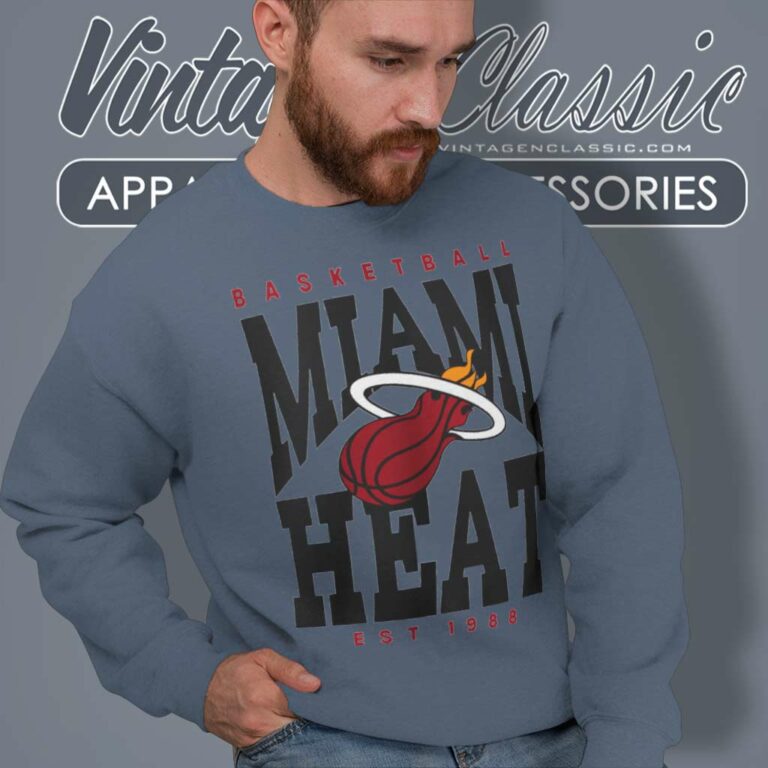 Basketball Miami Heat Est 1988 Sweatshirt Basketball Miami Heat Est 1988 Sweatshirt