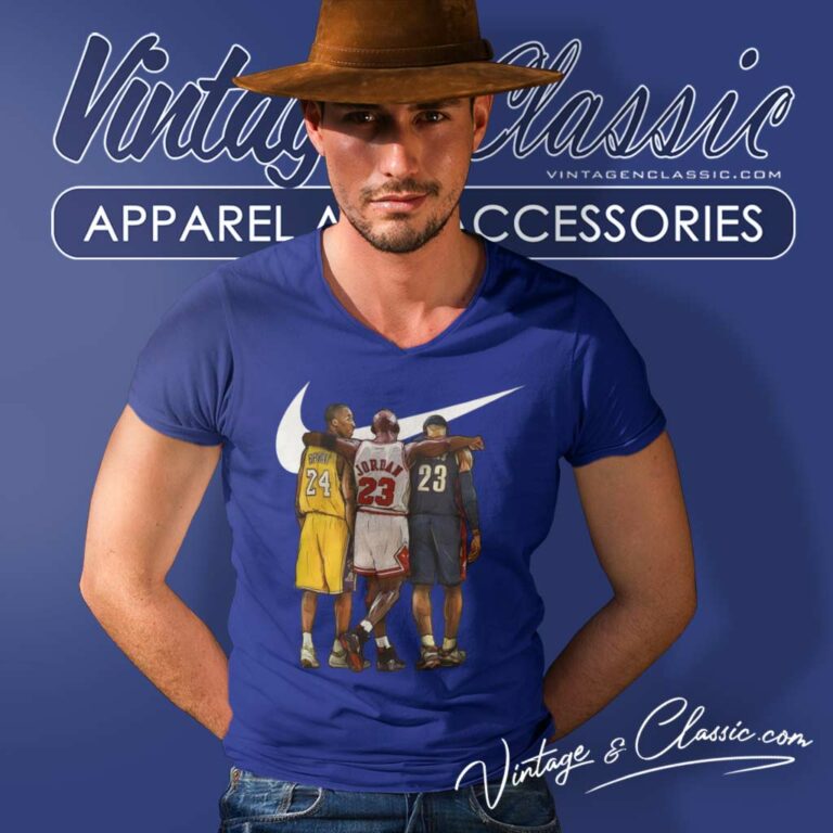 Basketball Nike Logo Kobe Bryant Jordan James V Neck TShirt Basketball Nike Logo Kobe Bryant Jordan James V Neck TShirt